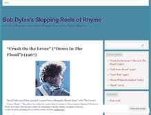 Tablet Screenshot of jcodybobdylanwords.com